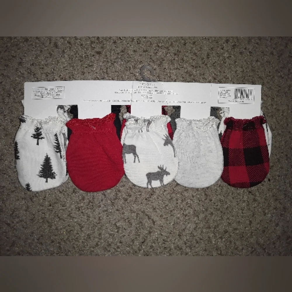 New Baby Scratch Mittens